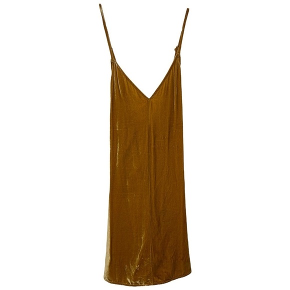 For Love & Lemons Collette Velvet Tank Dress Copper - Picture 5 of 10